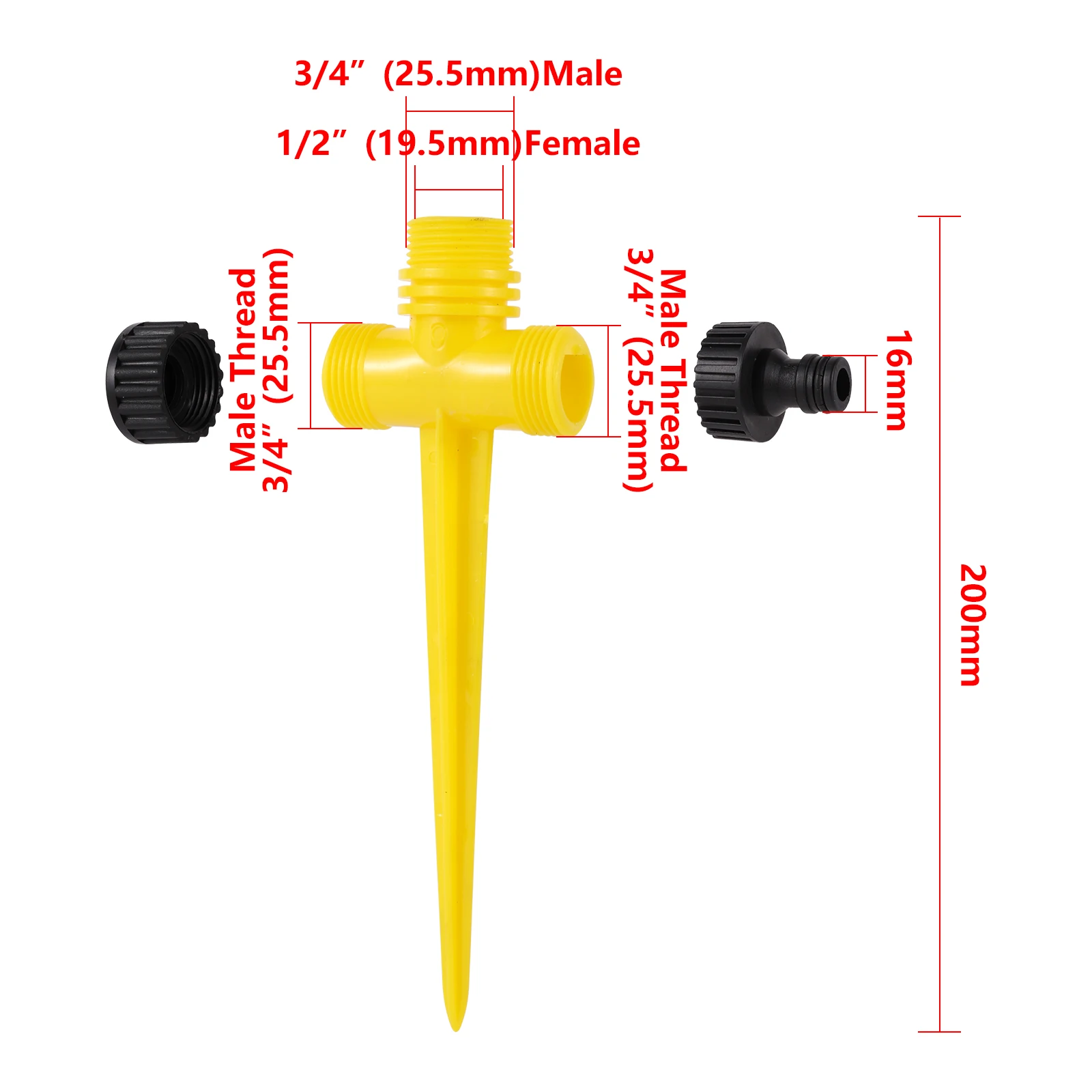 thumbnail image 2 of 30pcs??G Type Nozzle Sprinklers Head Rotating Atomizing Irrigation Spray Head | UK 2 of 13
