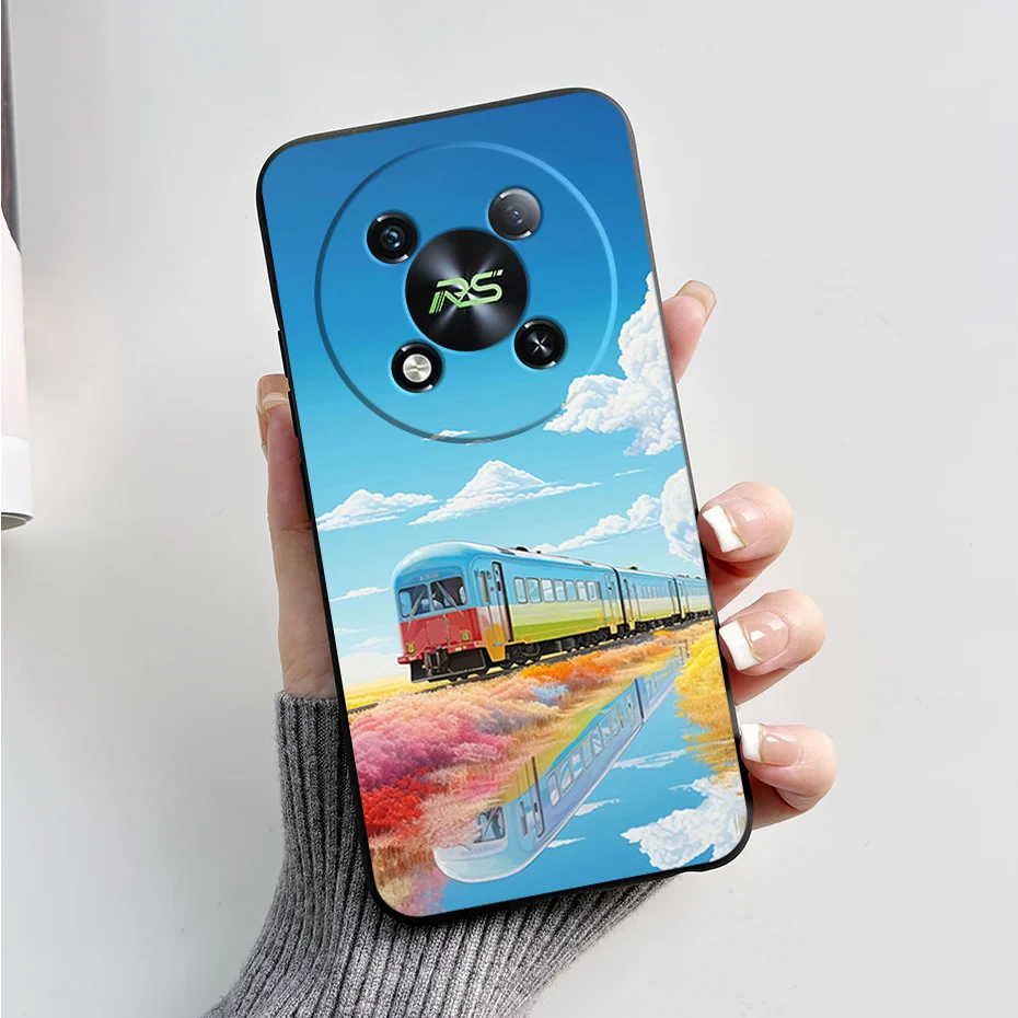 Marble Black Matte Soft TPU Silicone Full Protective Phone Case