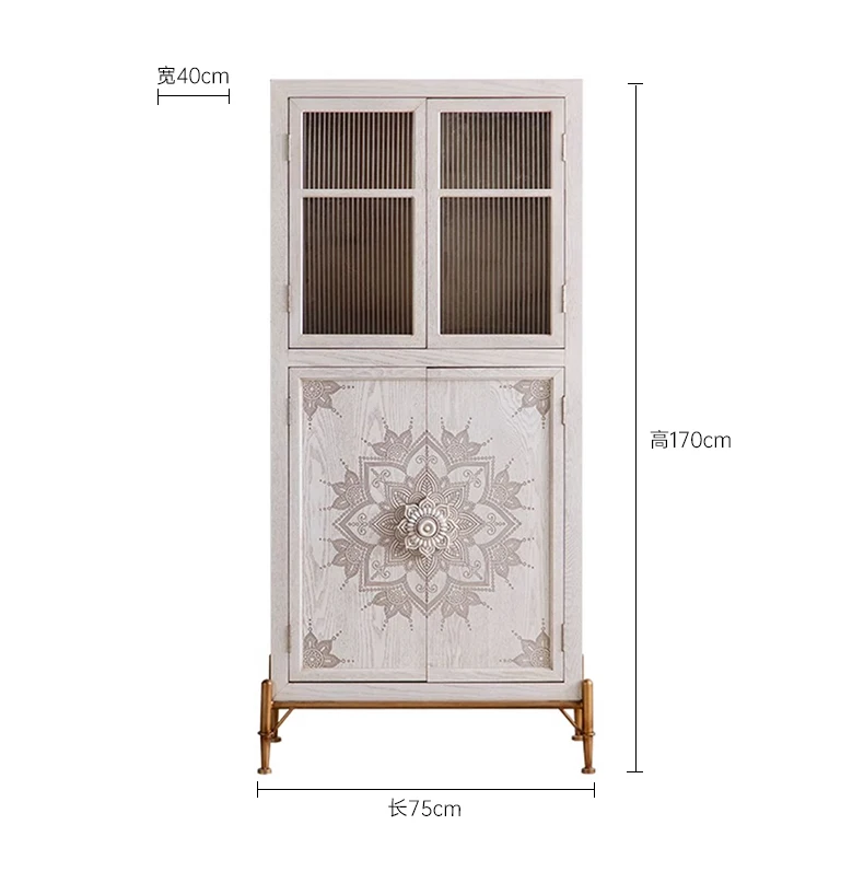 

American retro porch white locker