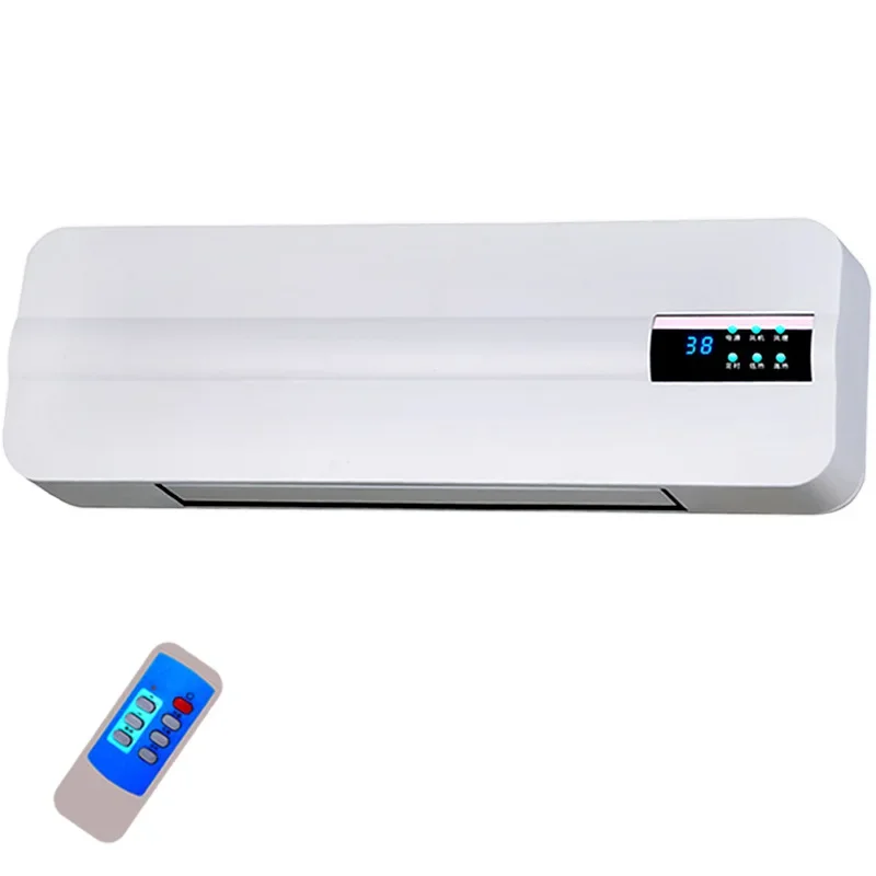 220V Wall-mounted Electric Air Heater Fan Wall Hanging Warm Cool Wind Blower Warmer Room Ceramic Thermal Heating Stove Radiator electric air heater