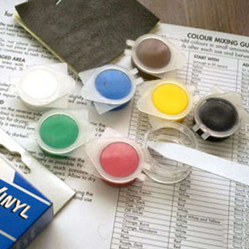 Liquid Skin Leather Auto Car Seat Sofa Coats Holes Scratch Cracks Rips No Heat Liquid Leather Vinyl Repair Kit Repair Tool