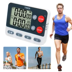 Enhanced Dual Digital Multifunction Timer with Memory Function - Portable Count Up/Down Timer