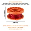 Trimmer Spool Line For Worx Replacement Grass Trimmer Line Spool Set For Worx Weed Eater 10FT/ 3.1M Weed Eater Edger Line String 4