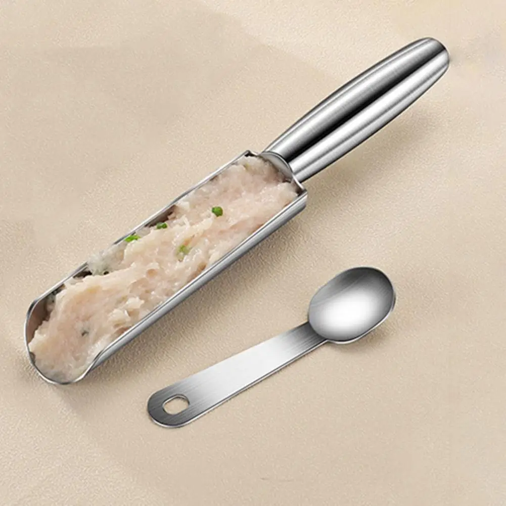 

Meatball Scoop Maker Stainless-steel Kitchen Meatball Maker with Non-slip Handle Reusable Easy to Clean for Making for Home
