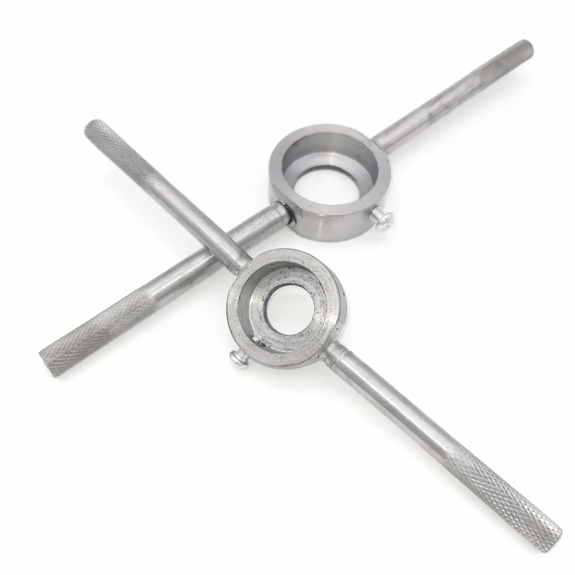 25 38 30mm ID Round Die Stock Handle Wrench For Round Die Adjustable Holder Dies Threading Tools M7-M16 Hand Tapping Kit round die threading tools