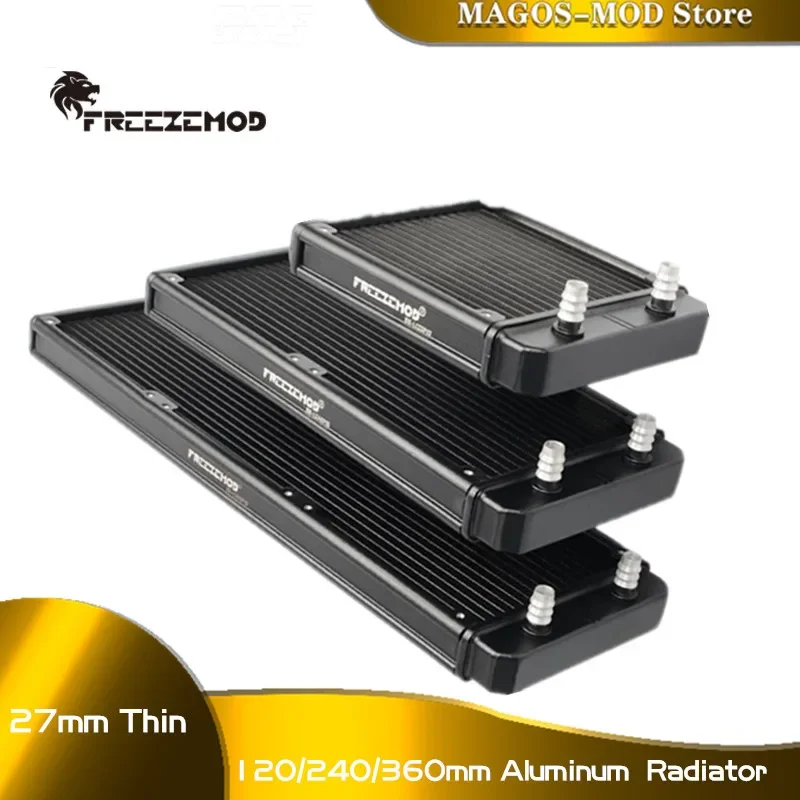 FREEZEMOD Aluminum Water Cooling Radiator 120/240/360mm For Computer ...