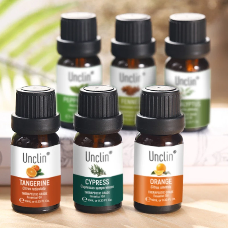 Monofilament Essential Oil Set 10ML 6-piece Pure Plant Extract Home Aromatherapy Machine Humidifier