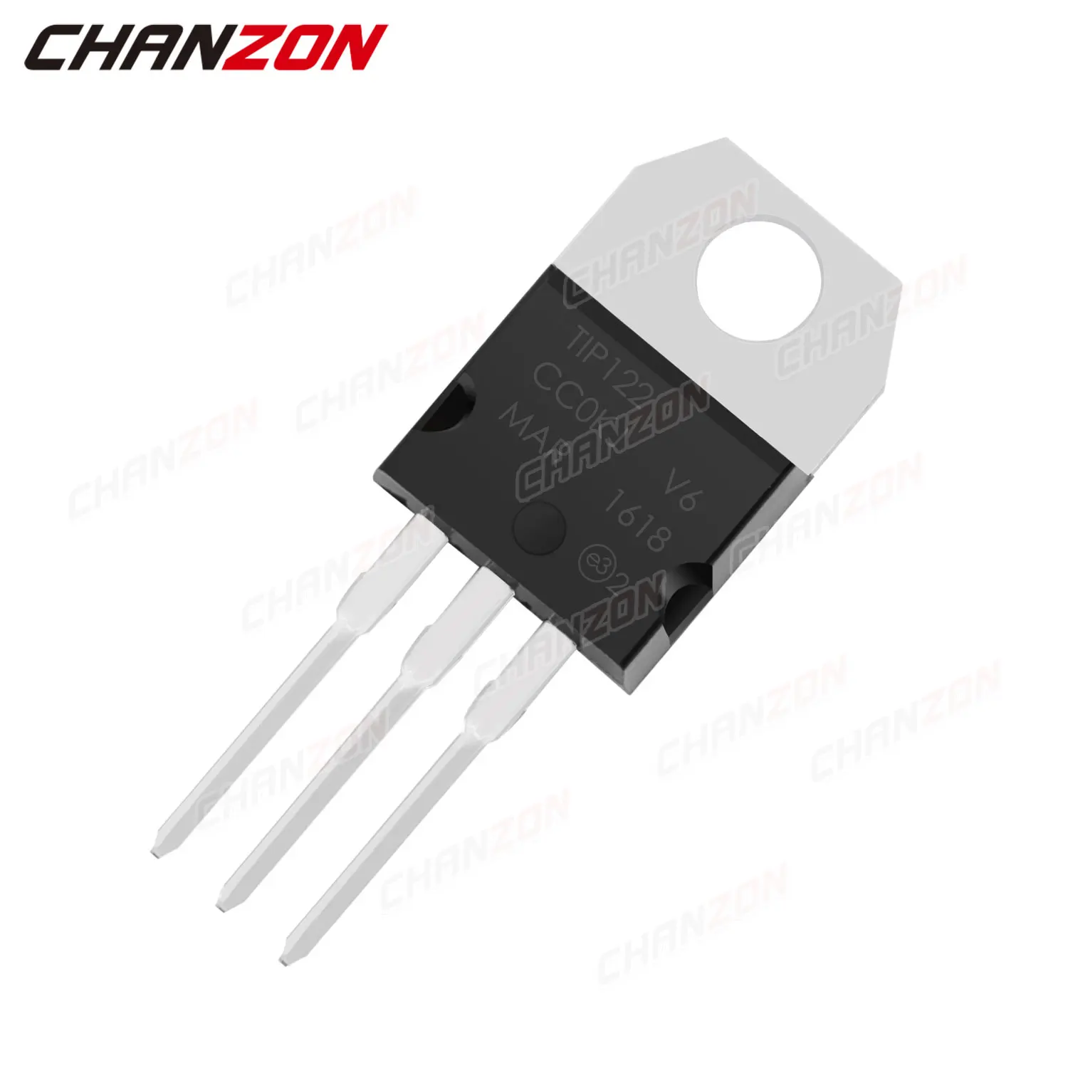 TIP122 TO-220 NPN Darlington Power Transistor Bipolar Junction BJT Powerful Triode Tube Fets 5A 100V Integrated Circuits 10pcs