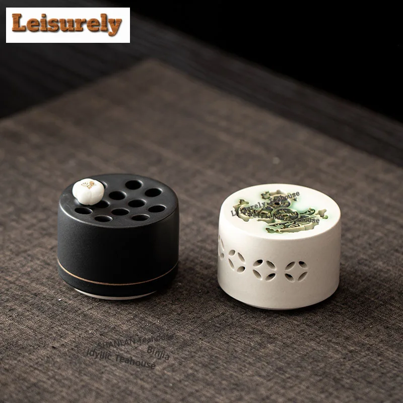 Copper Coin Green Black Plate Incense Holder Incense Smoke Waterfall Incense Burners Aromatherapy Censer Tea Ceremony Gift Craft