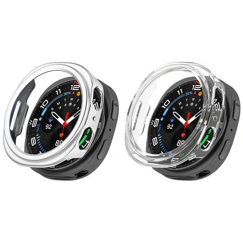 Set of 2 Matte Hard Protective Cases for Smartwatch - Hollow Out Design