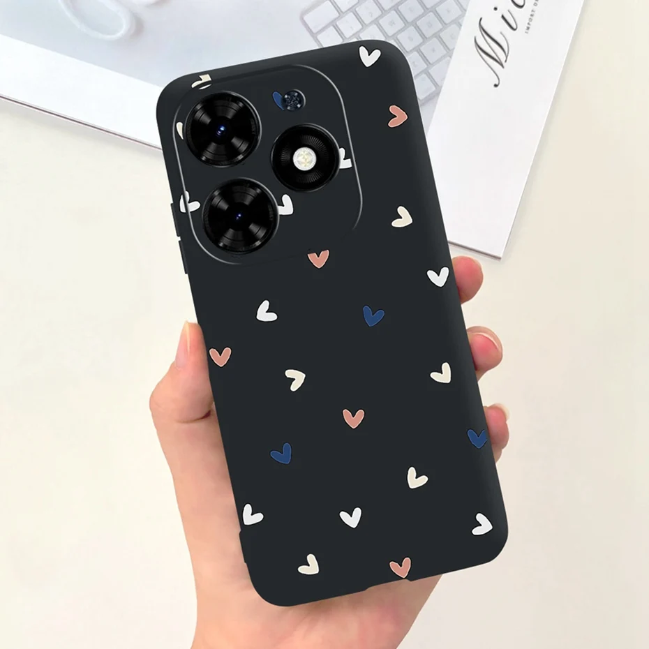 Sunflower Pattern Soft Silicone TPU Jelly Phone Case - Fashionable Protective Bumper Cover