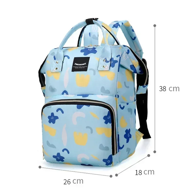 Baby Diaper Bag Backpack Mommy Pregnant Bag Large Capacity Baby Diaper Package Travel Backpack Mom Breastfeeding Stroller Bag 5