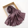 Nouveau Premium Shimmer soie Hijab écharpe femmes luxe Medine soie voile musulman femmes Hijab brillant châle islamique Turban Haedscarf enveloppes