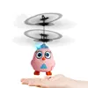 New Hot Mini Cute Fly Bird Drone Fly Flashing Helicopter Gesture Induction Pink Children RC Gift Figure USB Kid Toys VD114 1