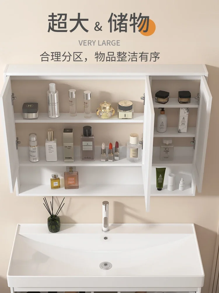 Gong Cai Big Belly Basin Bathroom Cabinet Combination Ceramic Whole Washbin Oversized Caliber Basin Wash Face Wash