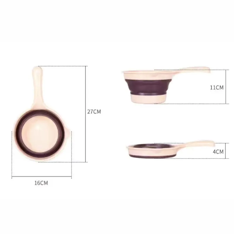 Folding Water Ladle Hangable Plastic Water Bathroom Shampoo Kitchen Bath Spoon plastic water ladle Home Kitchen Spoon 1pc