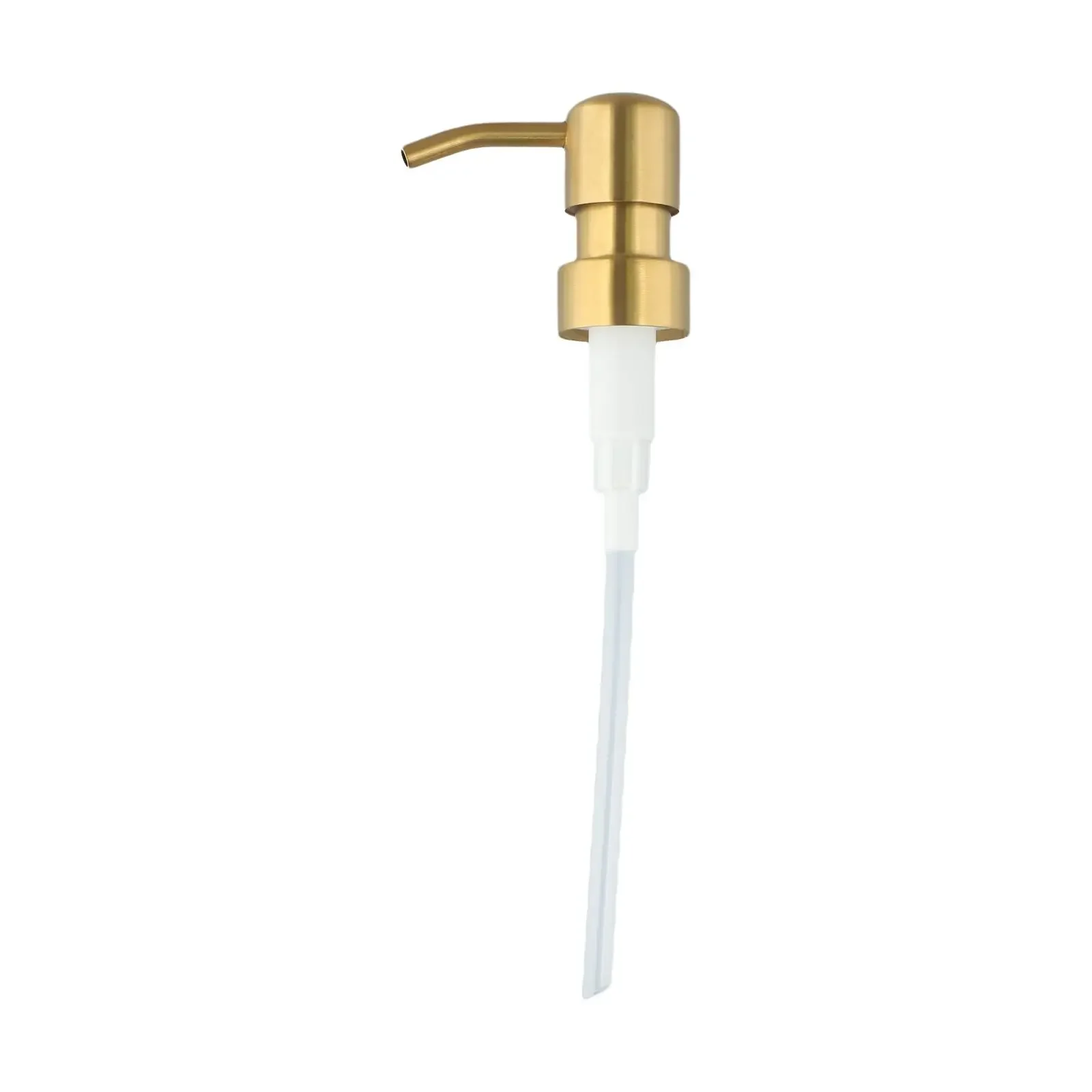 Stainless Steel Metal Pump Head Liquid Lotion Dispenser Push Type Lotion Pump Jar Tube Shampoo Bathroom Hardware, soap dispenser tray