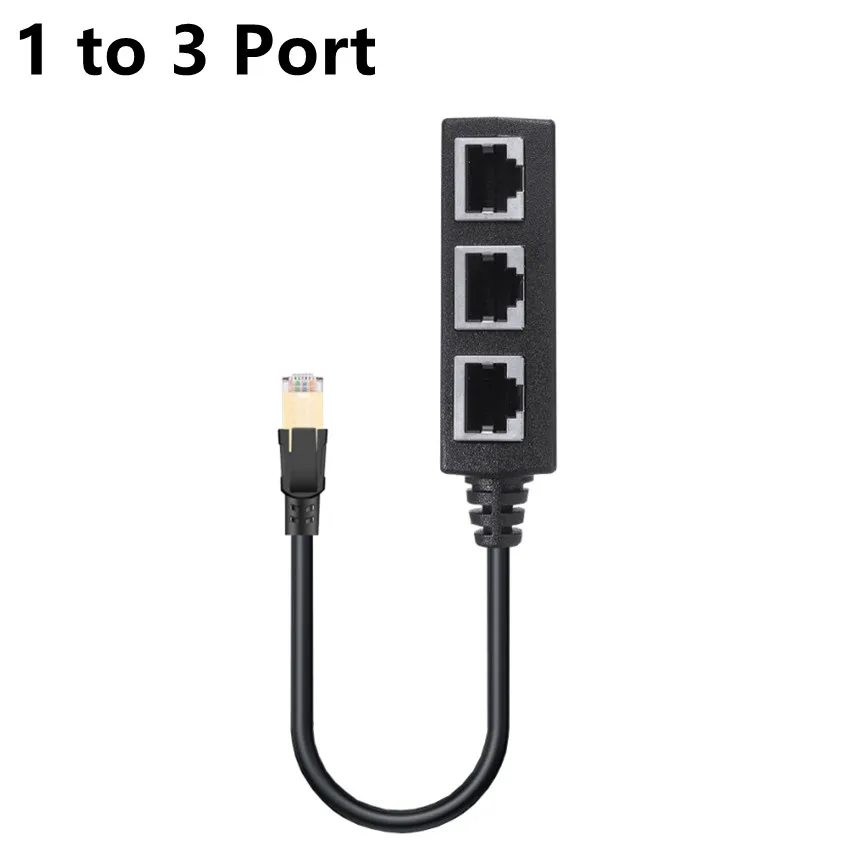 Multi-Port Ethernet Network Splitter & Adapter for High-Speed LAN Connections