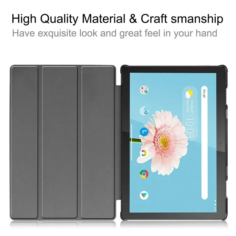 para Lenovo Tab M10 hd tb X505l X505f X605f Case Suporte Dobrável Magnético Smart Cover para Lenovo Tab M10 10 Polegada Tablet Case Crianças - Imagem 2