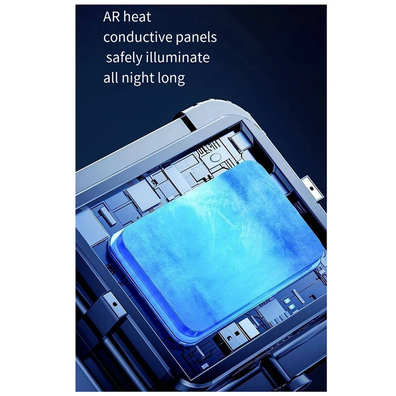 AB09-600LED Portable Lantern Tent Light Rechargeable Lantern Emergency Night Market Light Waterproof Outdoor Camping Lamp