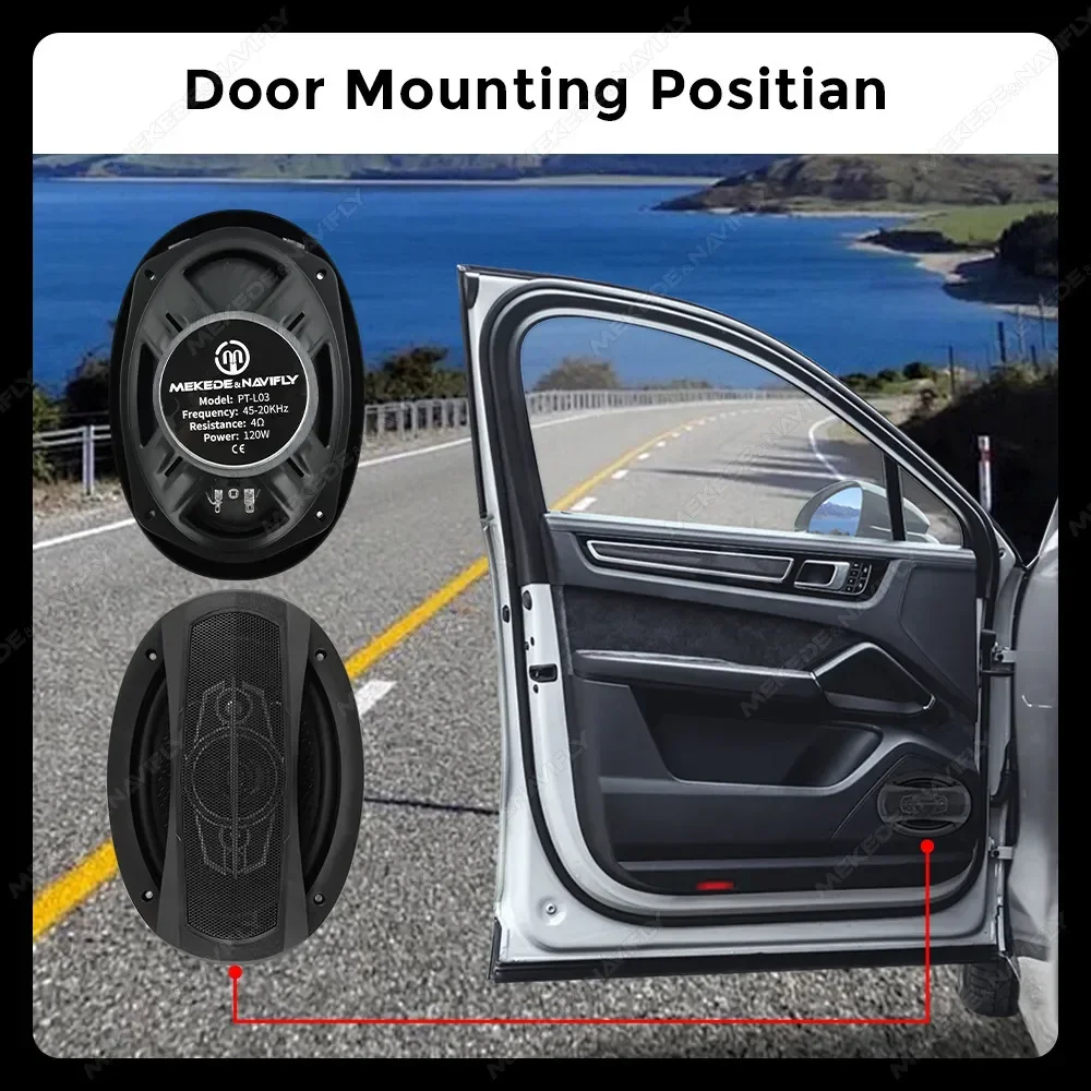 Car Audio For High restoration HIFI- level 5/6.5/6*9inch Universal Automotive Car Audio 4/5 Route Coaxial Speakers Master tuning