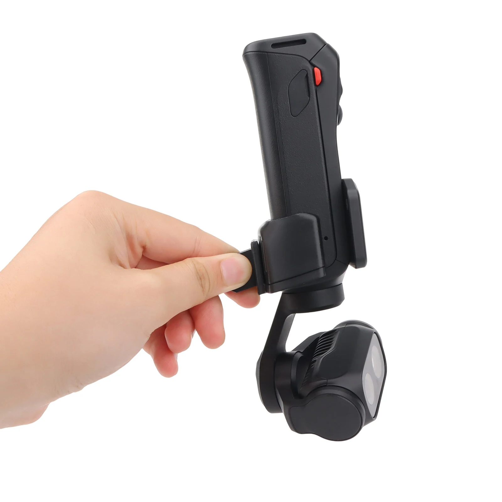Insta360 Luna Ultra용 퀵 릴리스 카메라 마운팅 브래킷은 반밀폐형 디자인으로 가볍고 휴대가 간편합니다.