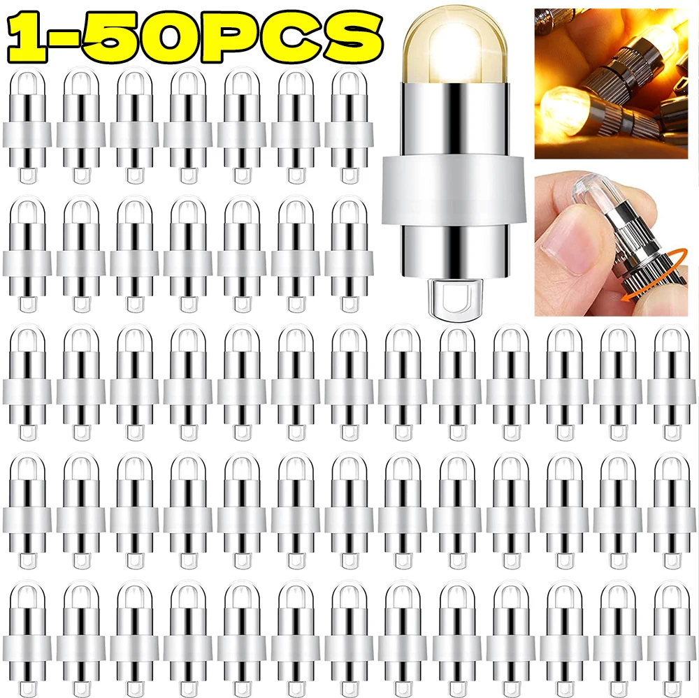 30 mini luci a LED, per palloncini a LED, luce bianca calda