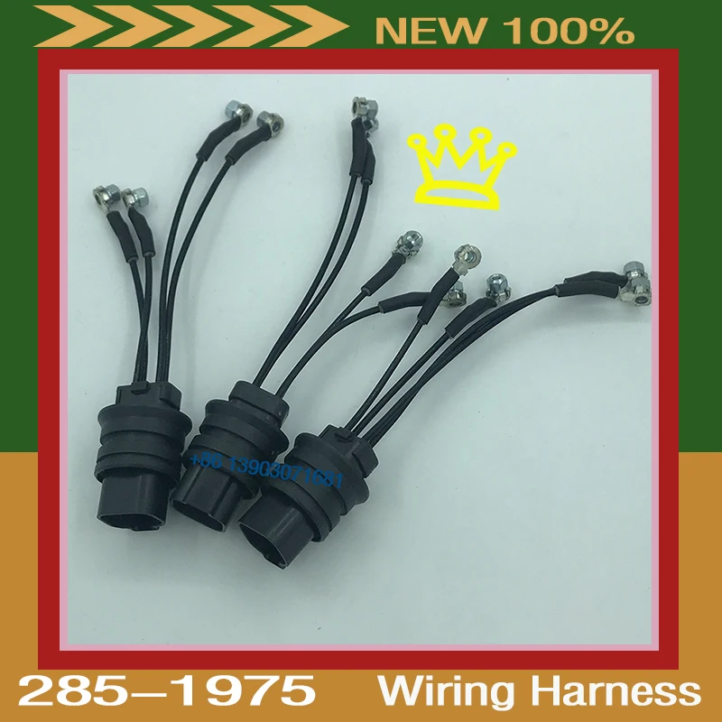 

6 Pieces 2851975 C6.6 Injector Wiring Harness 285-1975 Adapter Plug For E320D2 E320 Excavator