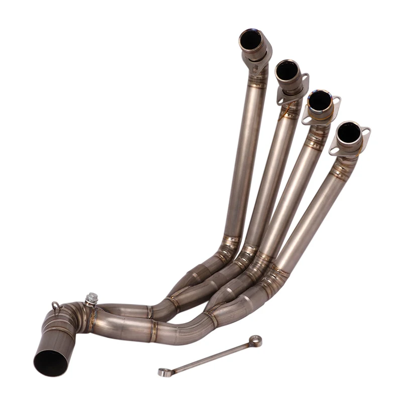 For HONDA CB650R CB650F CBR650R CBR650F 2014 - 2022 2023 Motorcycle Exhaust Titanium Alloy Front Middle Link Pipe Modify Escape - Image 2