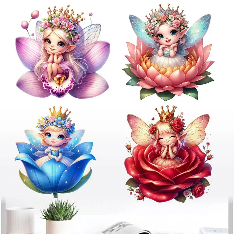 Милая сказочная наклейка, наклейка на стену для детской комнаты, спальни, украшение для дома, обои, фон, Декор, самоклеящиеся наклейки S248