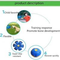 Pet Magic UFO Ball Dog Treading Ball Foot Treading Ball Light Deformation Vent To Decompress Parent-Child Interaction 2