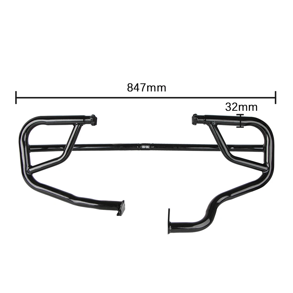 Motorfiets Valbeugels Voor CMX 1100 Voor Rebel 1100 2021 2022 2023 Motorfiets Glanzend Zwarte Motorbescherming Voorkant Snelweg Crash Bar Bescherming Bumper Frame Motor Valbeugel Frame