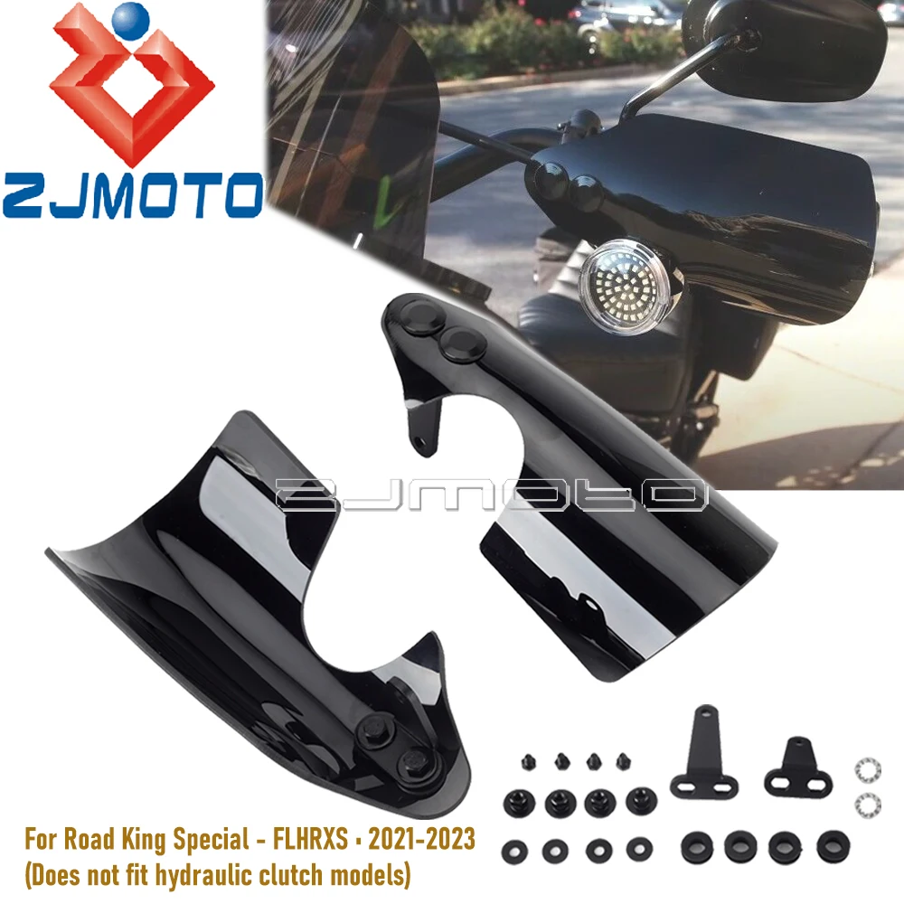 

Вырезы для мотоцикла, защита для рук с крепежным элементом для Road King Special FLHRXS 2021-2023, защита для указателя поворота