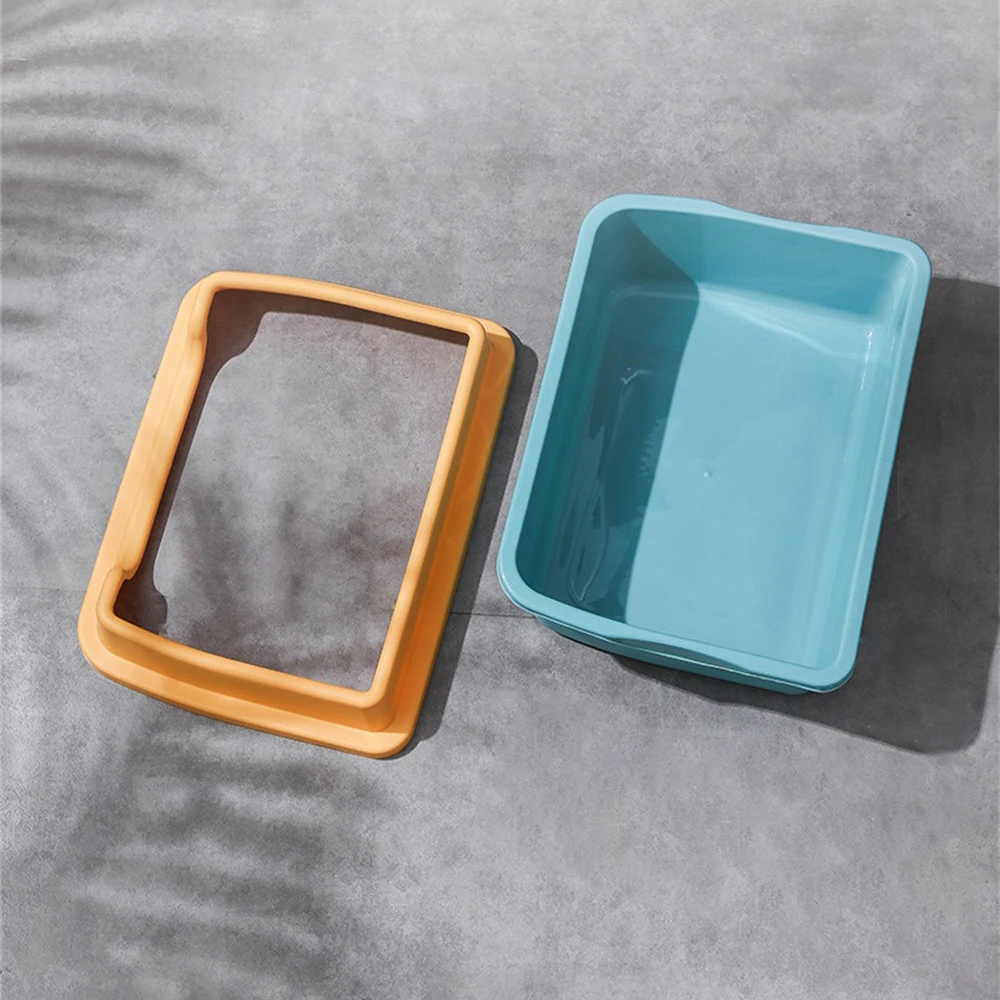 

Вместительный кошачий наполнитель, вместительные принадлежности для кошек, съемный полузакрытый Большой Вместительный очень большой кошачий горшок, 36*22,5 см