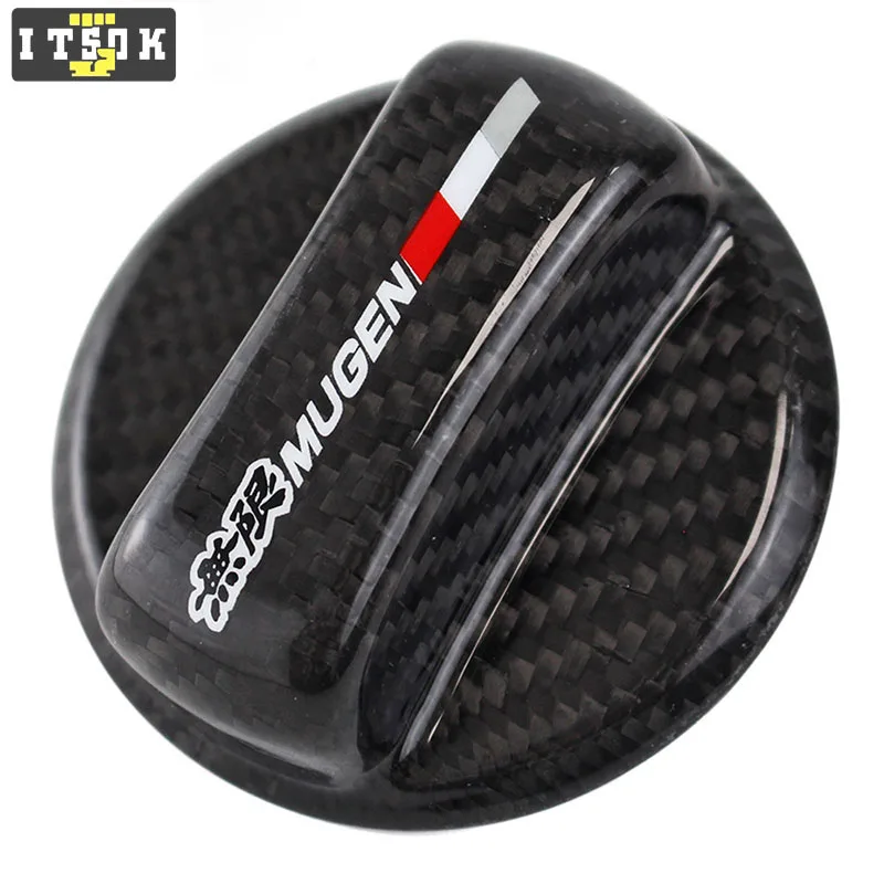 MUGEN Fuel Tank Cap Carbon Fiber Oil Filler Cover For Honda EG EK Civic