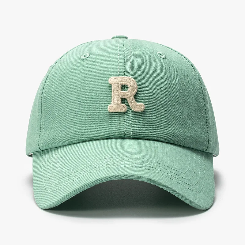 Summer Letters Ladies Outdoor Curved brim Soft Top Baseball Cap Fashion Simple Sunshade Sun Protection Men Adjustable Peaked Cap