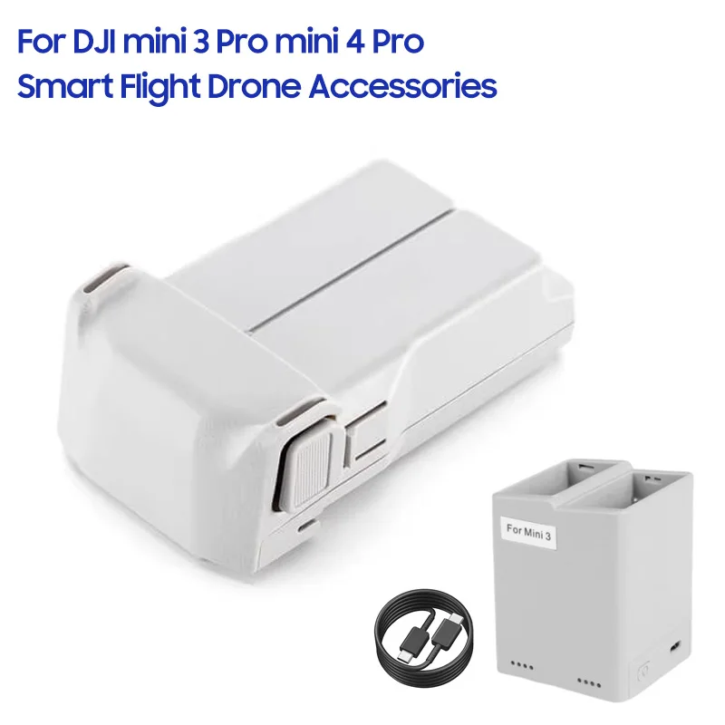 Chargeur Batterie DJI Mini 4 Pro / Mini 3 Pro - Station de Charge Rapide