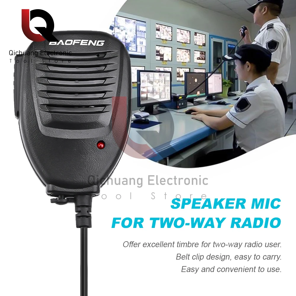 Original Communication Radio Walkie-talkie Handheld Microphone 50km Communication Accessories For Patrol Duty Business Activitie