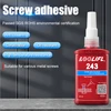 LOOLIFL 50 ml Medium Strength Threadlocker (blue) Glue 243 Threadlocker (blue) Firm Screw Glue Anaerobic Anti Loosening Agent 6