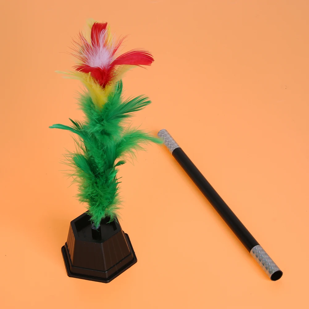 1 Set Magic Tool Funny Easy Appearing Flower in Pot From Wand /Stick Comedy Vanishing Magic Tricks Toys Ideal Gift for Birthday