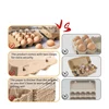 20 Pack Egg Cartons, Paper Pulp Square Egg Cartons Eggs, Egg Cartons Container Empty Egg Tray Pulp Egg Holder 3