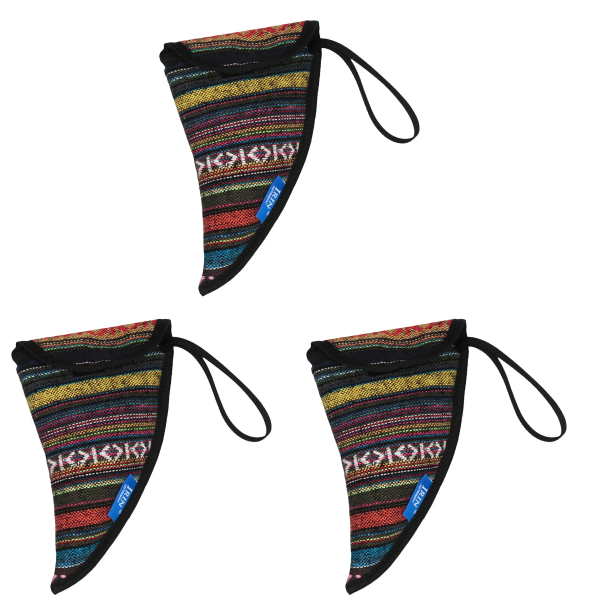 

3 Pieces Ocarina Bag Portable Storage Bags Suitcase Oxford Cloth Travel Triangle 12 Holes