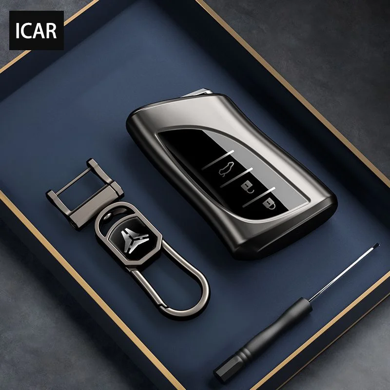 Luxury Smart Remote Key Case Cover Keychain