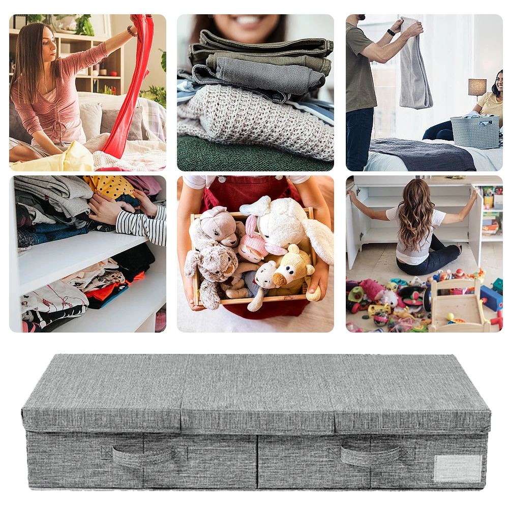 Blanket Sorting Bag Foldable Dustproof Bedding Organizer Household Clothes Containers Box Quilts Storage Case Wardrobe Organizer
