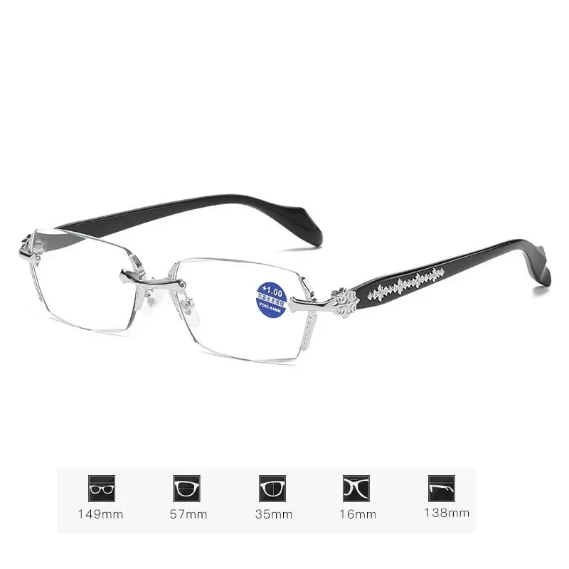 Vintage Unisex Photochromic Sunglasses - Color Changing & UV Protection Presbyopia Eyewear