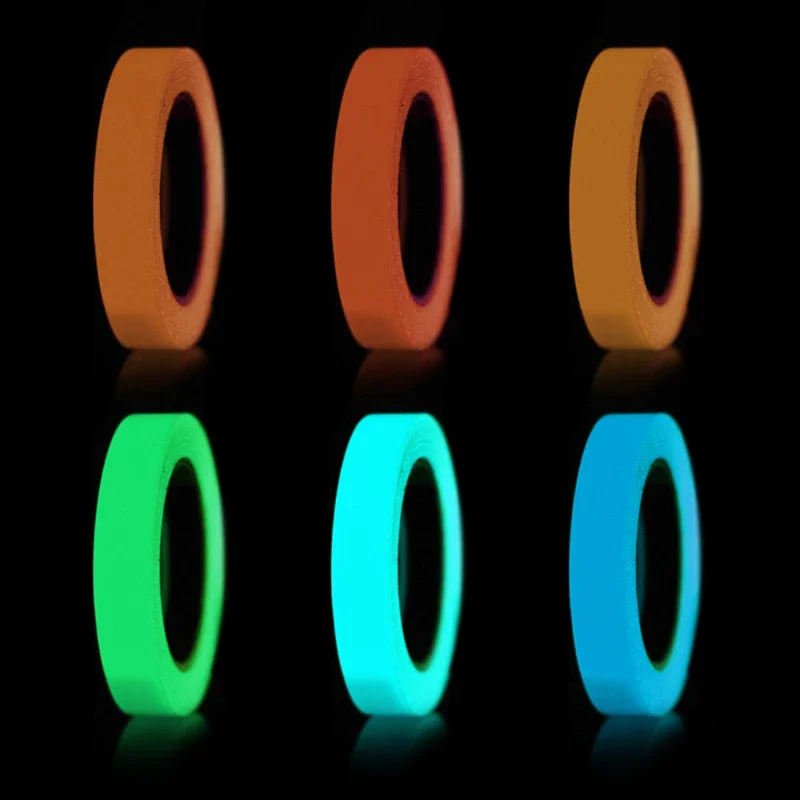 

1M Luminous Fluorescent Night Self-adhesive Glow In The Dark Sticker Tape Safety Security Home Decoration Warning Tapes Supplies