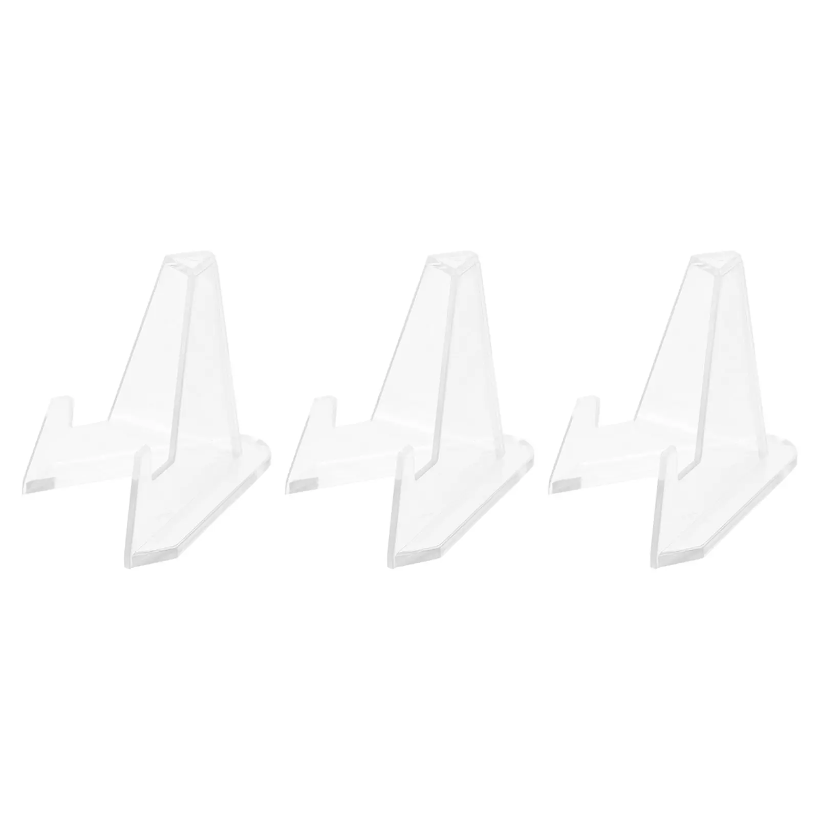 3Pcs 투명 데스크탑 스크래핑 보드 홀더 플라스틱 디스플레이 스탠드 마사지기 주최자 데스크탑 스토리지 랙 미끄럼 방지 안정적인