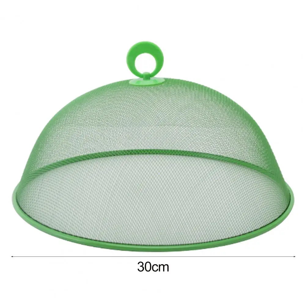 2Pcs Food Cover Heavy Duty Stainless Steel Mesh Round Dustproof Outdoor Picnic