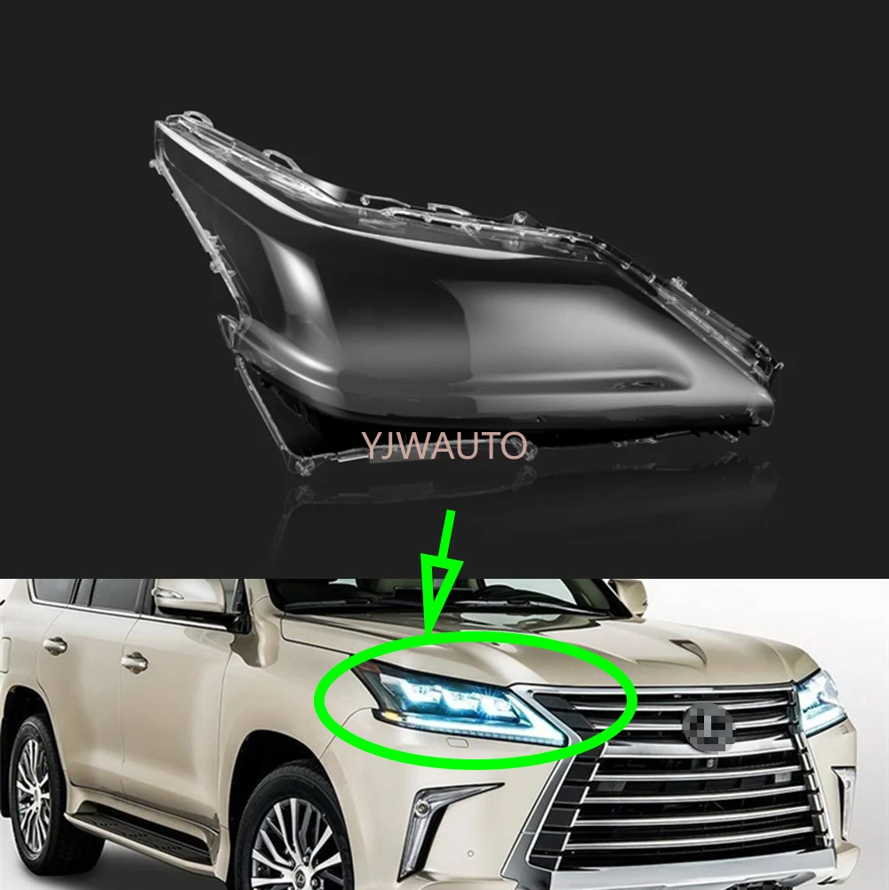 Headlamp Lens For Lexus LX570 2016~2019 Headlight Cover Car Lights Glass  Replacement Auto Shell Projector Lens