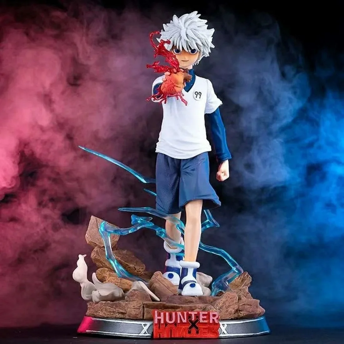 

28cm Hunter x Hunter Figure Killua Zoldyck Figure GON·FREECSS PVC Anime Model Figurine Dolls Boys Gifts Collectible Toys